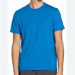 VRST men’s essential pocket blue tide cotton stretch shirt size XXL NWT